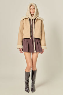 ENGLISH FACTORY - Knit Balaclava - ACCESSORIES available at Objectrare