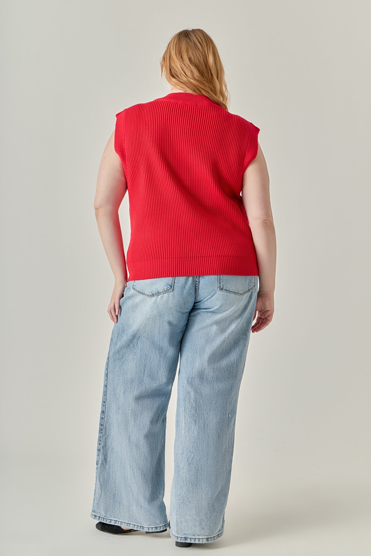 ENGLISH FACTORY - V-neck Knit Sweater Vest - SWEATERS & KNITS available at Objectrare