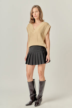 ENGLISH FACTORY - Oversized Sweater Vest - SWEATERS & KNITS available at Objectrare