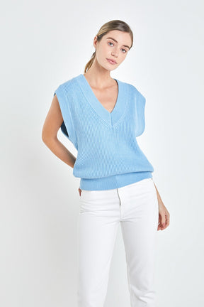 ENGLISH FACTORY - Sweater Vest - SWEATERS & KNITS available at Objectrare