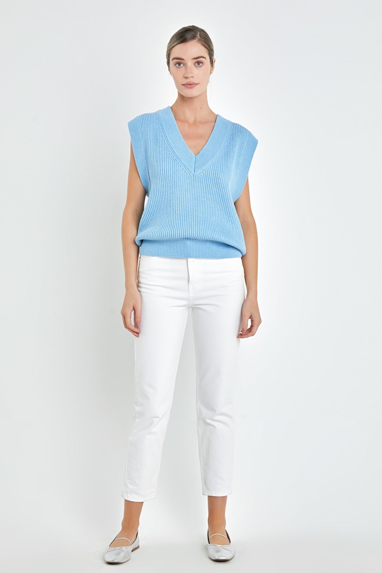 Oversized Sweater Vest