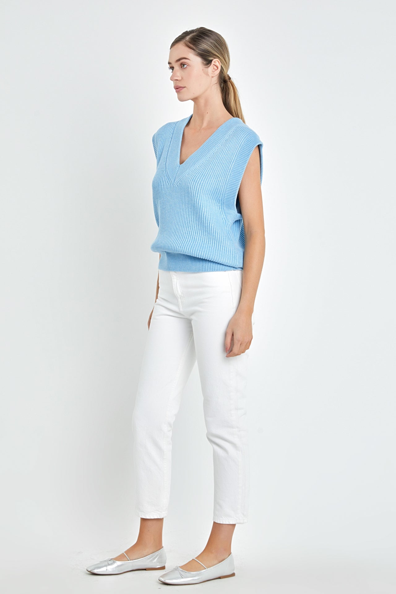 Oversized Sweater Vest