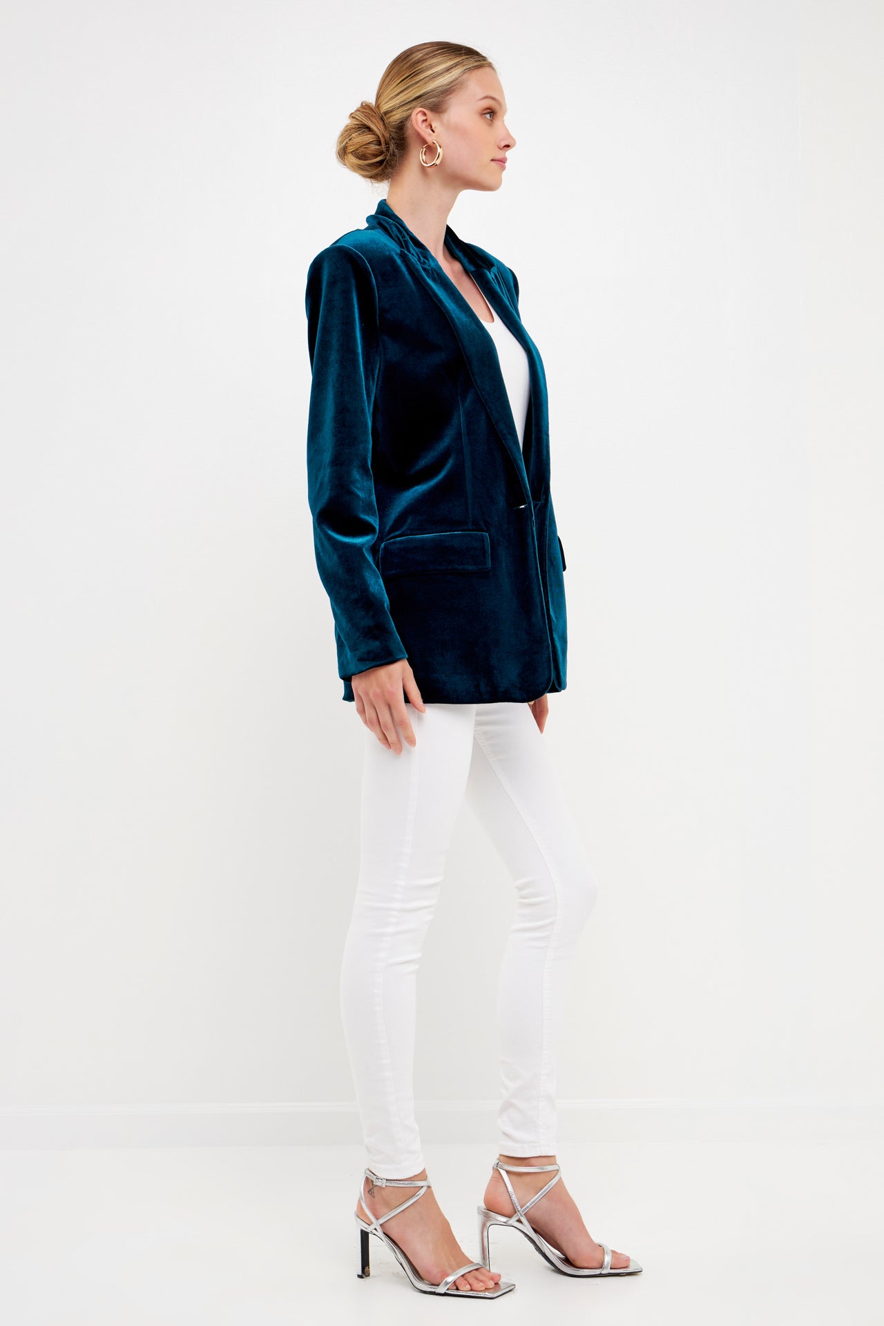 ENDLESS ROSE - Velvet Blazer - BLAZERS available at Objectrare