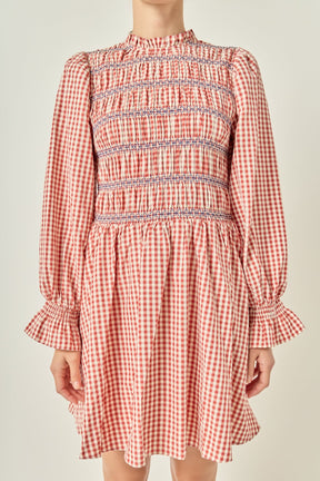 ENGLISH FACTORY - Gingham Mini Dress - DRESSES available at Objectrare