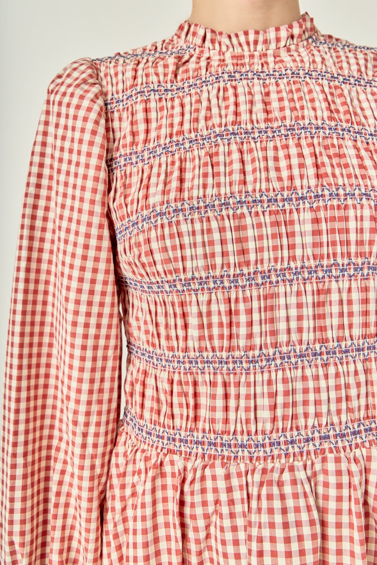 ENGLISH FACTORY - Gingham Mini Dress - DRESSES available at Objectrare