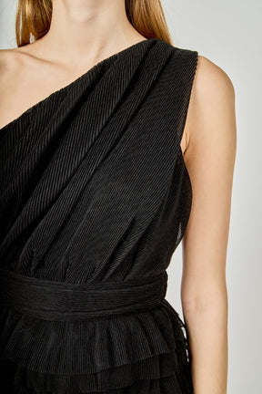 ENDLESS ROSE - Tiered Tulle Mini Dress - DRESSES available at Objectrare