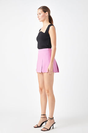 ENDLESS ROSE - Endless Rose - High-Waisted Skort - SKORTS available at Objectrare