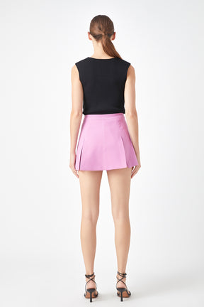 ENDLESS ROSE - High-Waisted Skort - SKORTS available at Objectrare