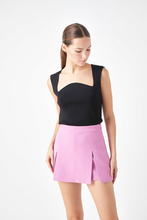 ENDLESS ROSE - Endless Rose - High-Waisted Skort - SKORTS available at Objectrare