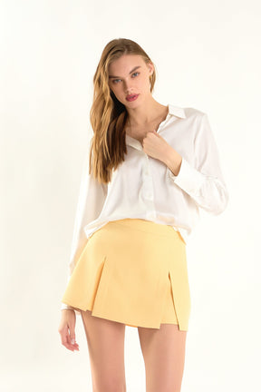 High-Waisted Skort