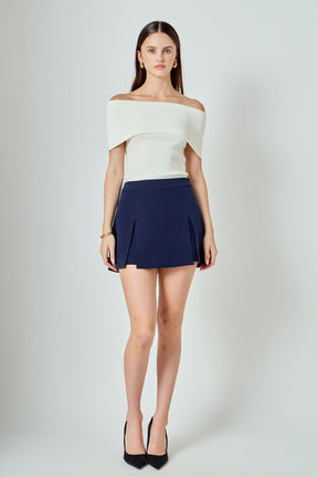 High-Waisted Skort