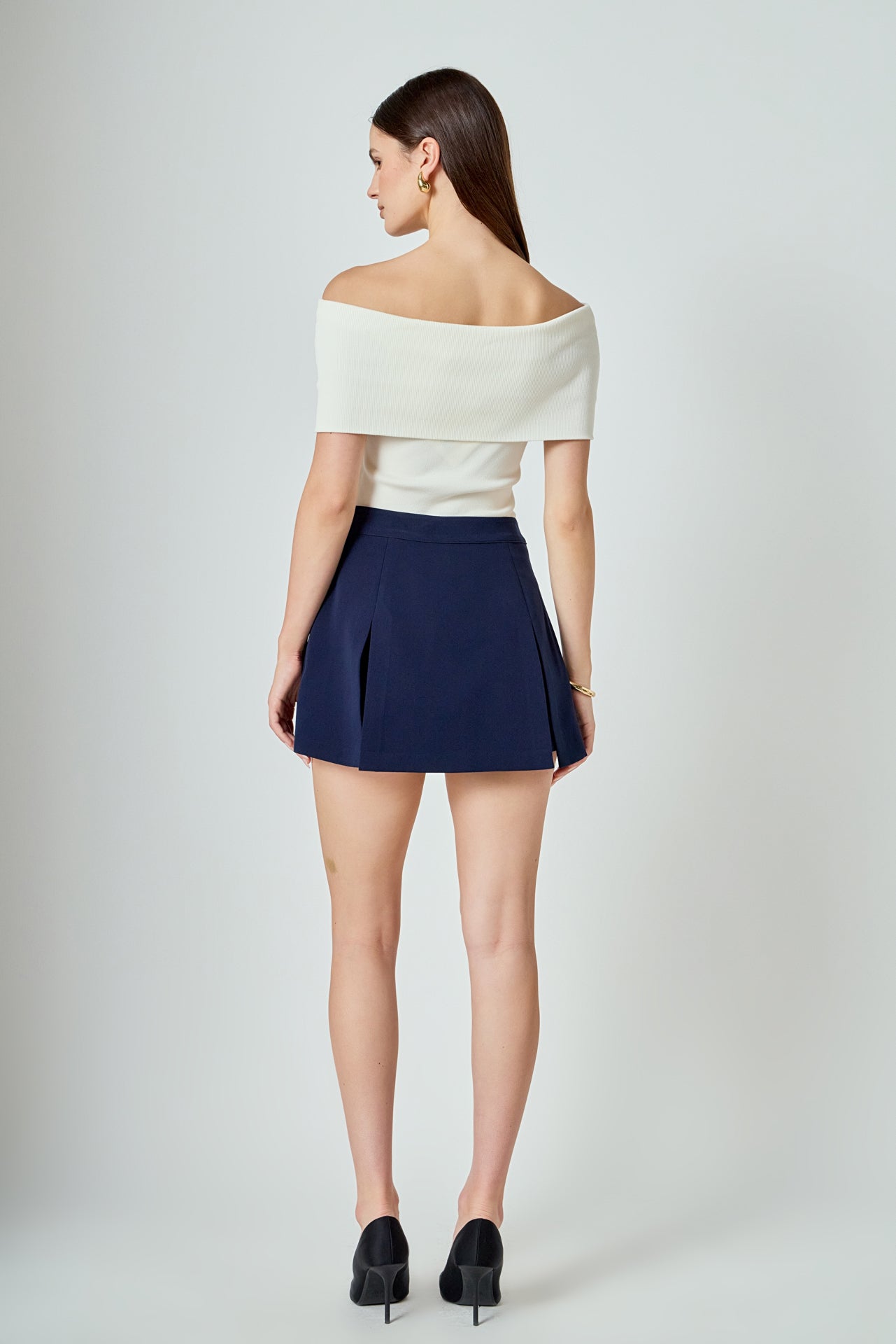 High-Waisted Skort