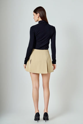 High-Waisted Skort