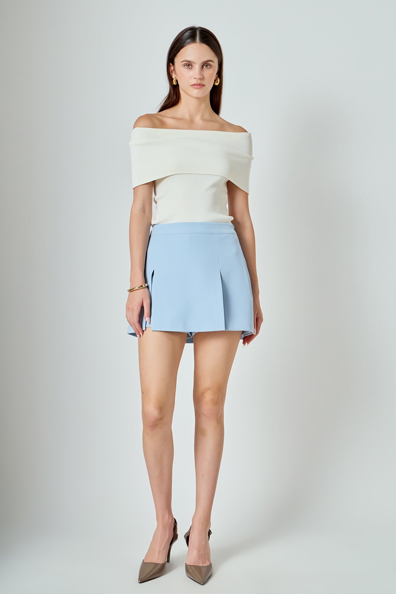 High-Waisted Skort