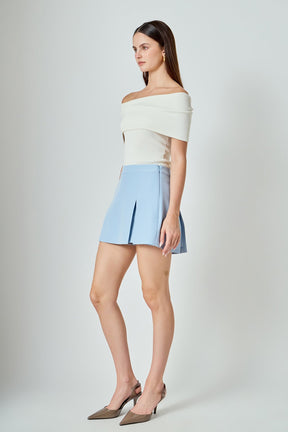 ENDLESS ROSE - High-Waisted Skort - SKORTS available at Objectrare