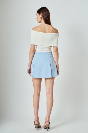ENDLESS ROSE - High-Waisted Skort - SKORTS available at Objectrare