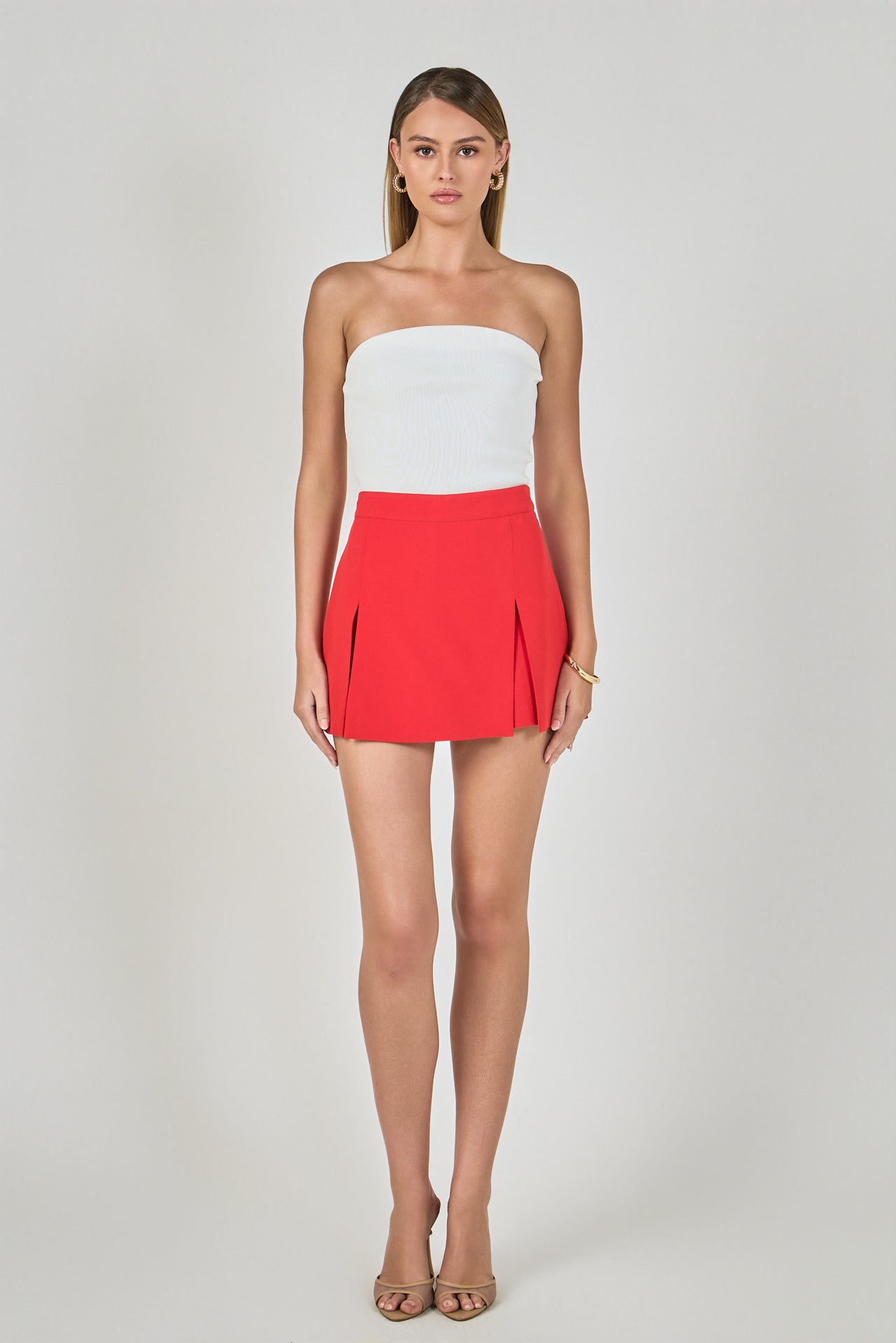 ENDLESS ROSE - High-Waisted Skort - SKORTS available at Objectrare