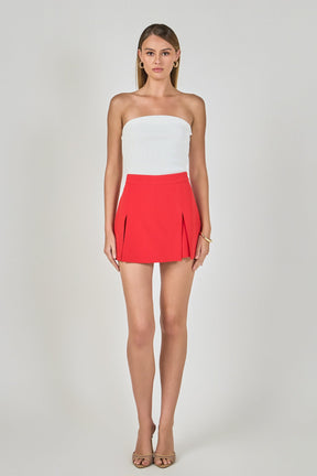 ENDLESS ROSE - High-Waisted Skort - SKORTS available at Objectrare