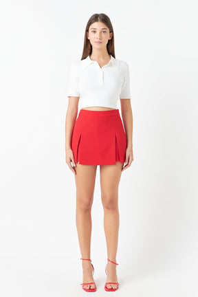 High-Waisted Skort