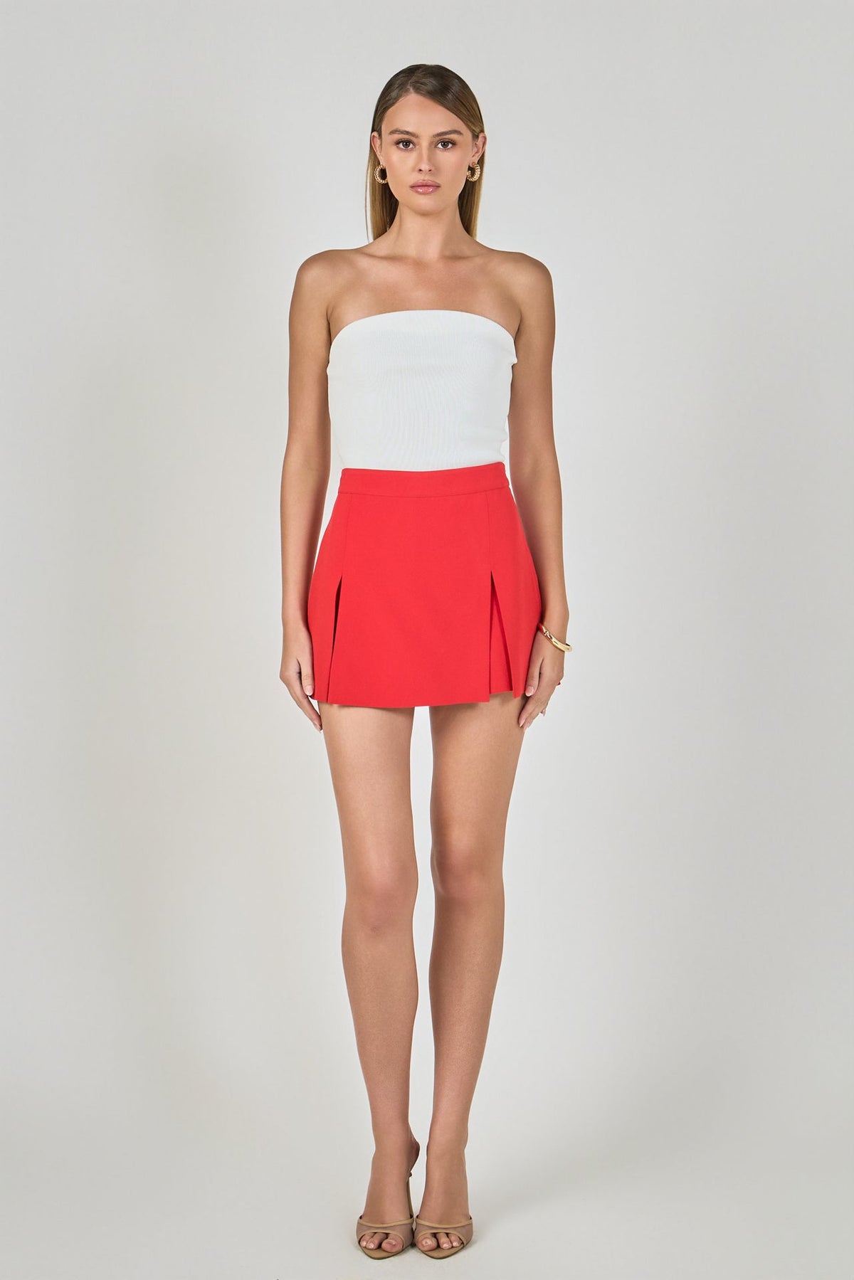 ENDLESS ROSE - High-Waisted Skort - SKORTS available at Objectrare