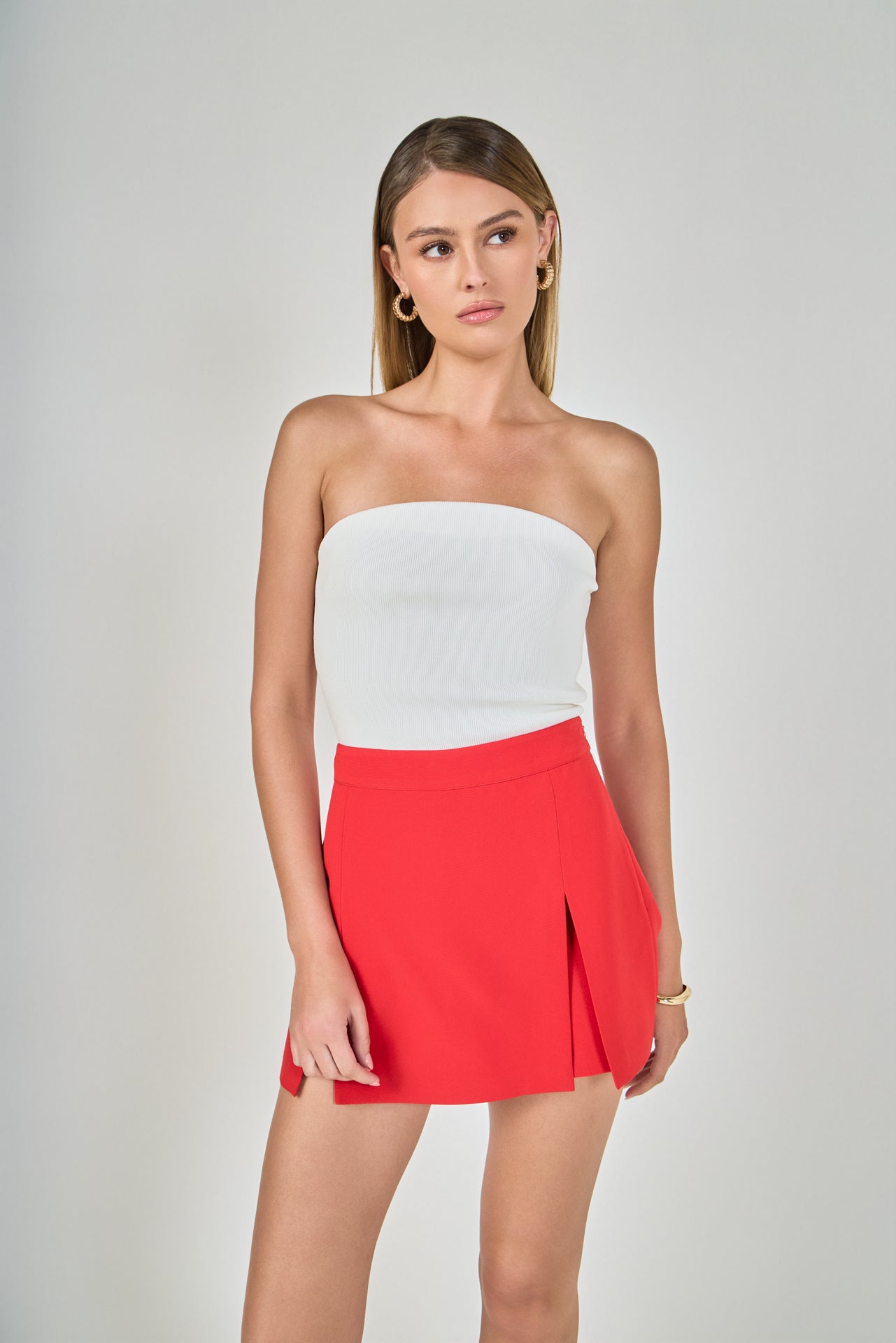 ENDLESS ROSE - High-Waisted Skort - SKORTS available at Objectrare