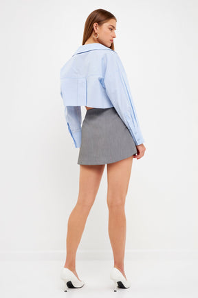 ENDLESS ROSE - Single Wrap Skort - SKORTS available at Objectrare