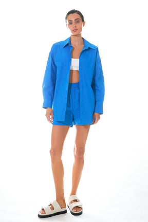 GREY LAB - Oversize Collared Shirt - SHIRTS & BLOUSES available at Objectrare