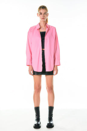 GREY LAB - Oversize Collared Shirt - SHIRTS & BLOUSES available at Objectrare