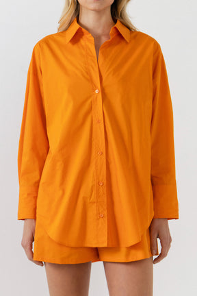 Oversize Collared Shirt