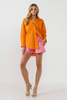 Oversize Collared Shirt