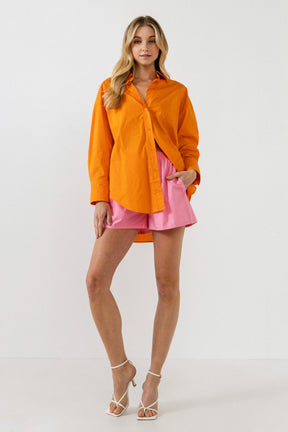 Oversize Collared Shirt