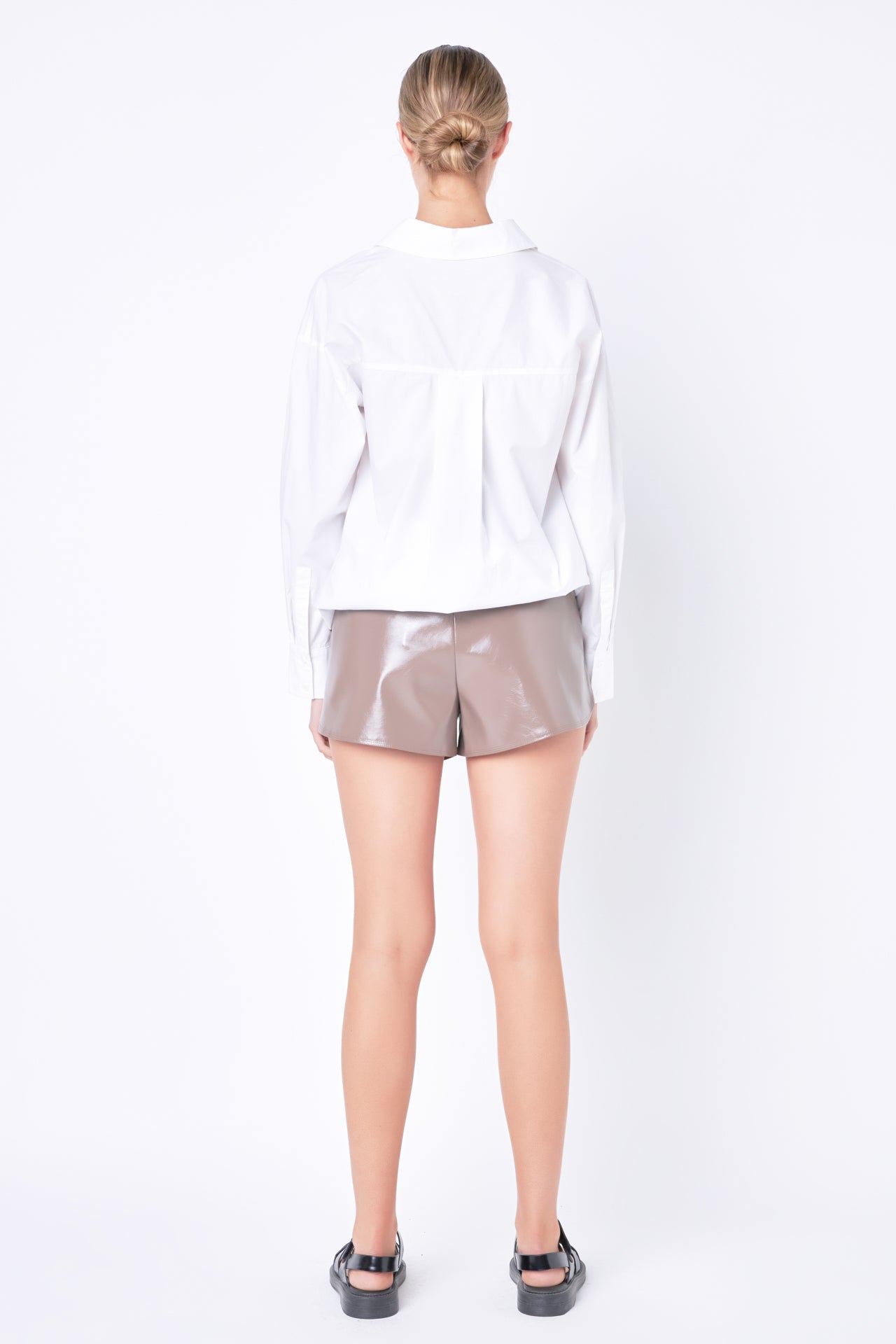 GREY LAB - Oversize Collared Shirt - TOPS available at Objectrare