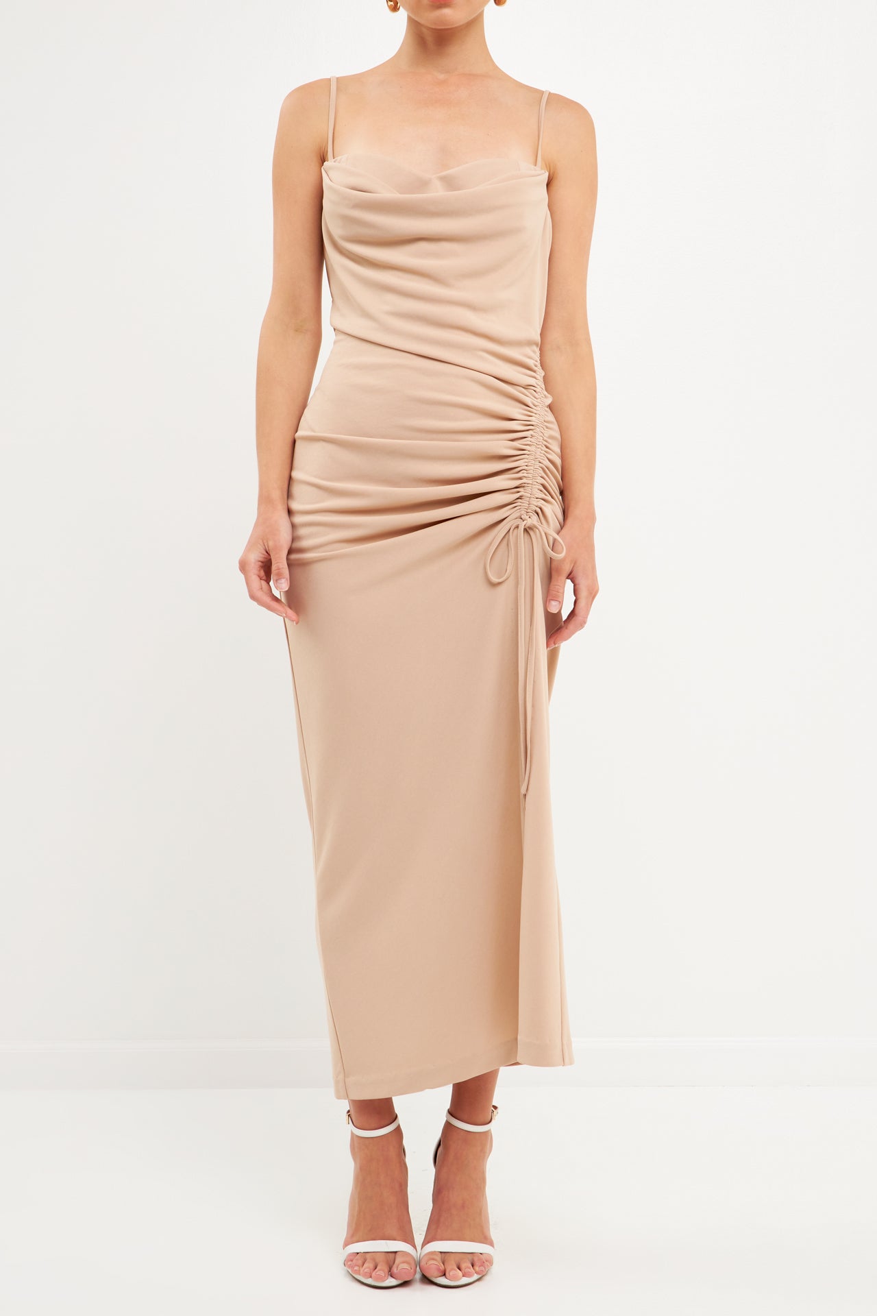 ENDLESS ROSE - Cowl Neck Maxi Dress - DRESSES available at Objectrare