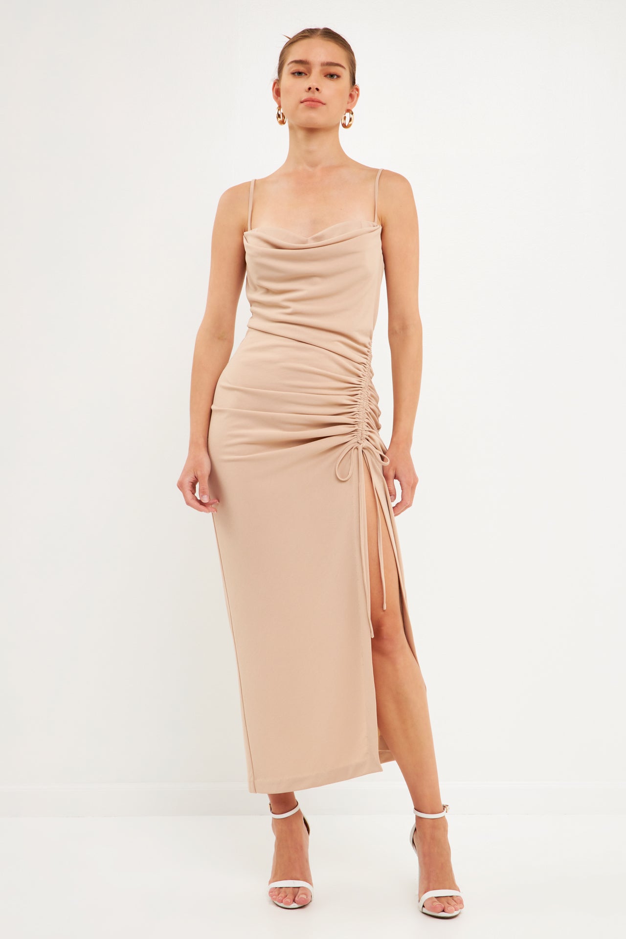 ENDLESS ROSE - Cowl Neck Maxi Dress - DRESSES available at Objectrare