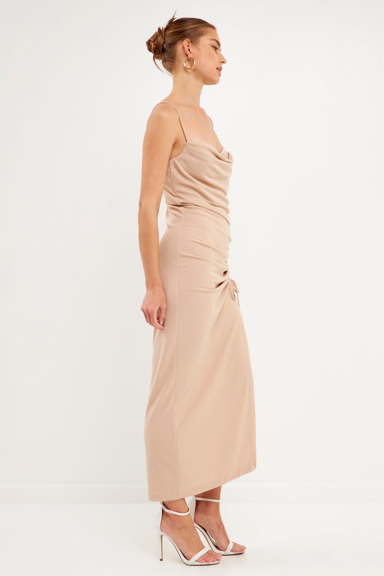 ENDLESS ROSE - Cowl Neck Maxi Dress - DRESSES available at Objectrare