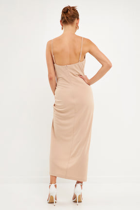 ENDLESS ROSE - Endless Rose - Cowl Neck Maxi Dress - DRESSES available at Objectrare