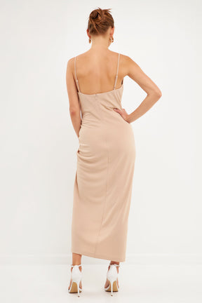 ENDLESS ROSE - Cowl Neck Maxi Dress - DRESSES available at Objectrare