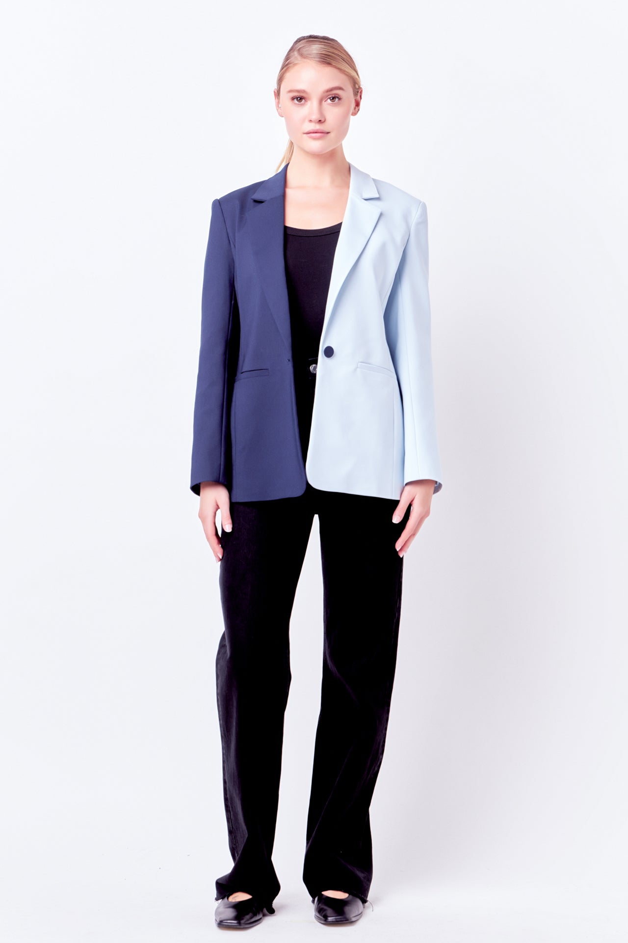 ENGLISH FACTORY - Color Block Blazer - BLAZERS available at Objectrare