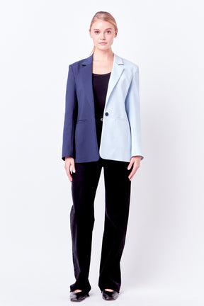 Color Block Blazer