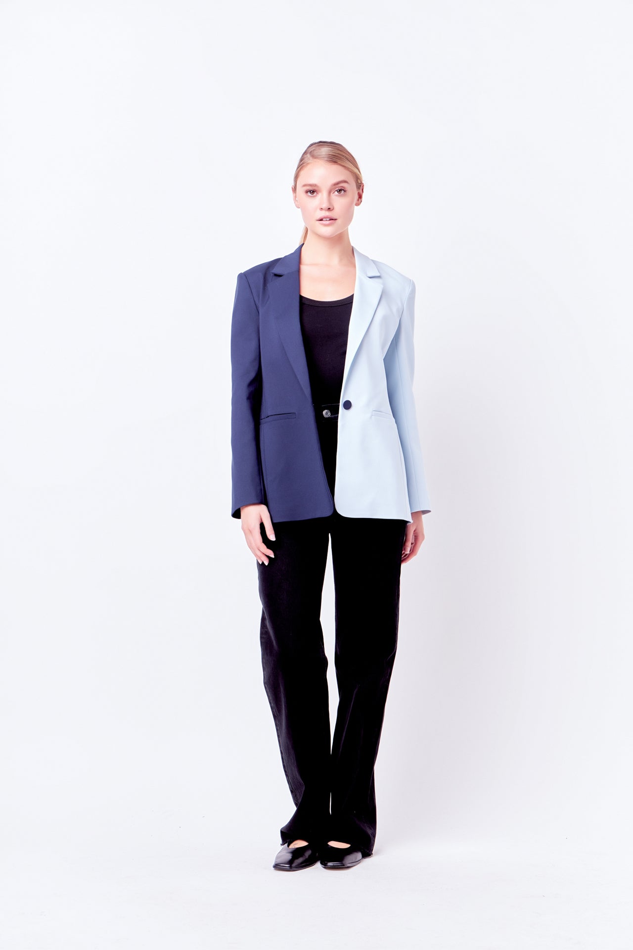 Color Block Blazer
