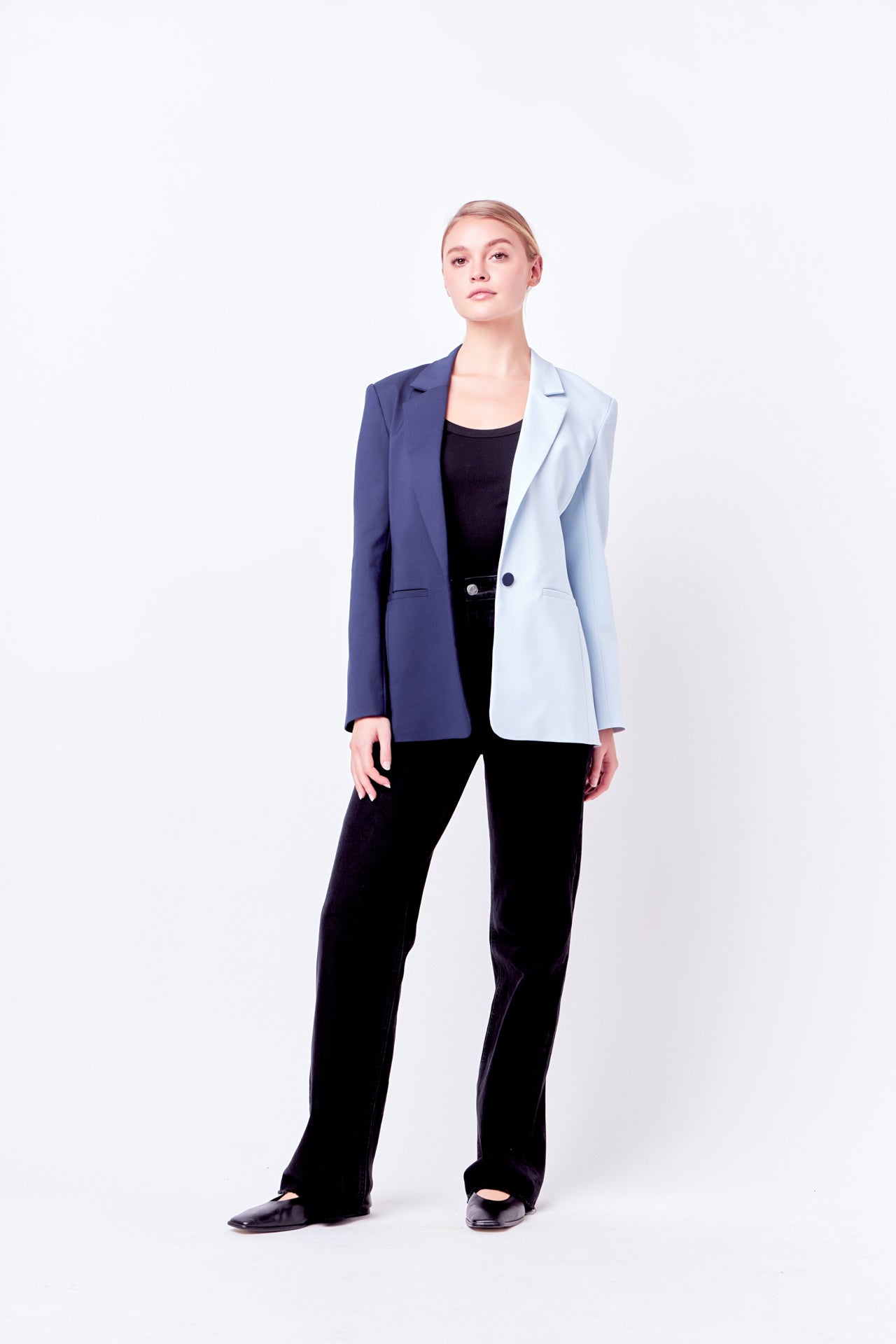 Color Block Blazer