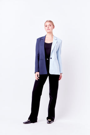 Color Block Blazer