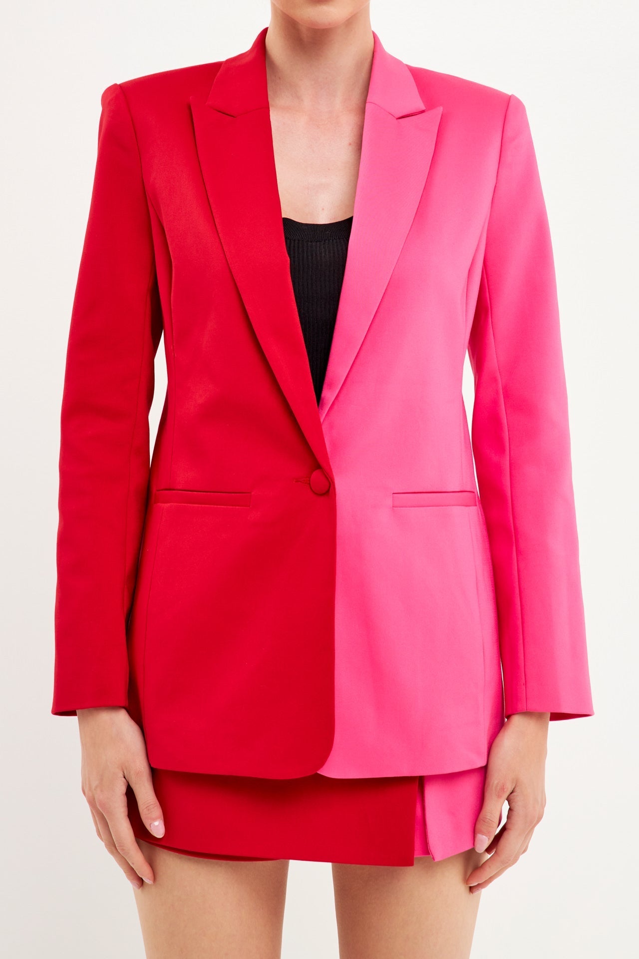 ENGLISH FACTORY - English Factory - Color Block Blazer- Sale - BLAZERS available at Objectrare