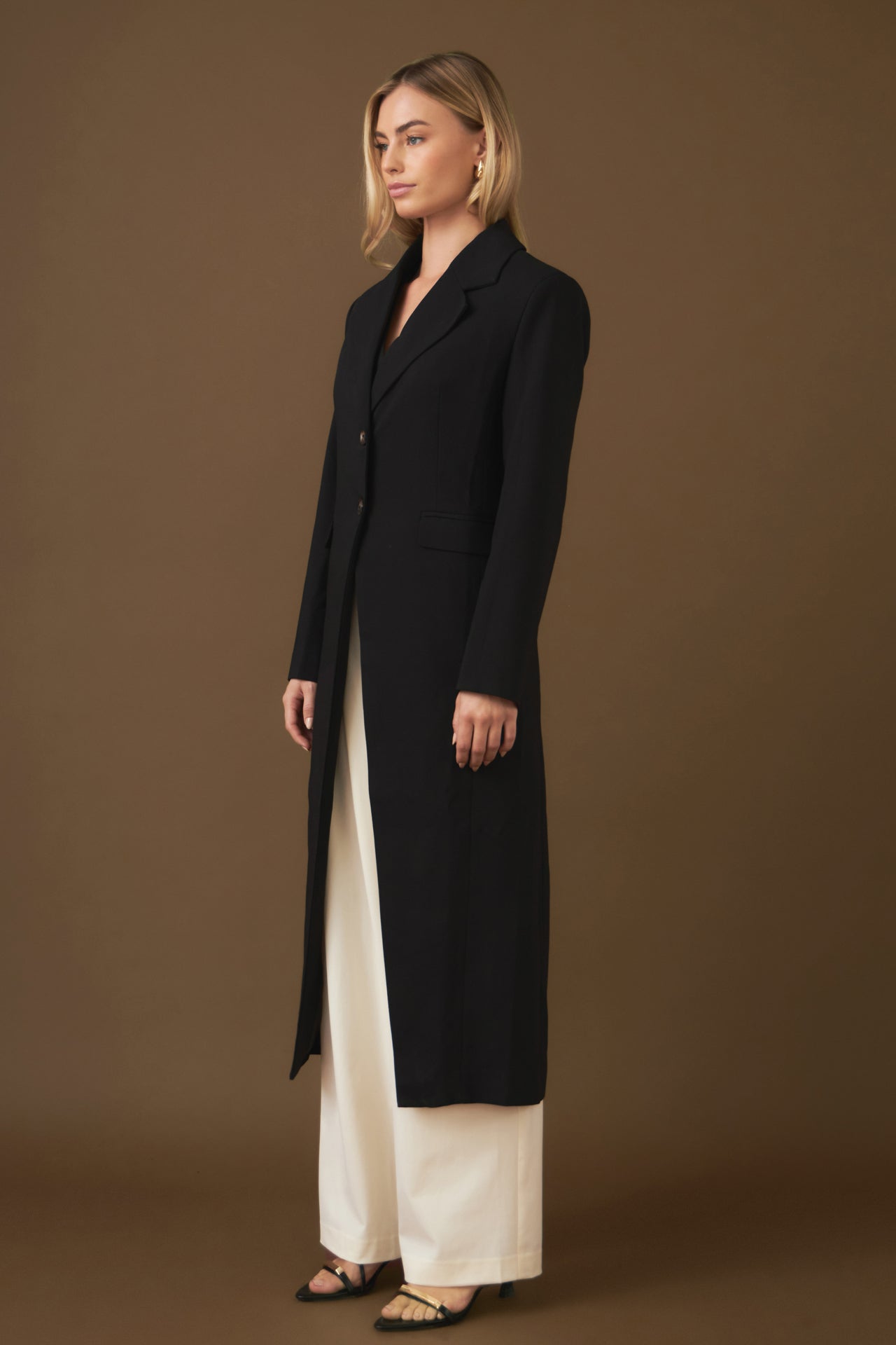 ENDLESS ROSE - Endless Rose - Front Slit Long Jacket - COATS available at Objectrare