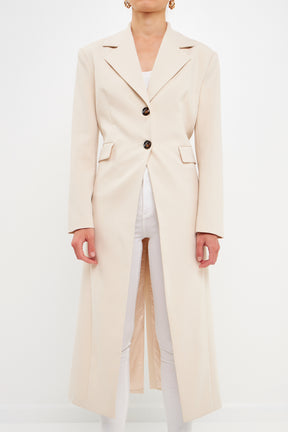 ENDLESS ROSE - Front Slit Long Jacket - COATS available at Objectrare