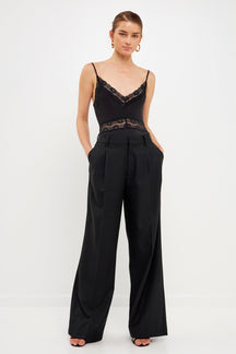 ENDLESS ROSE - Spaghetti Strap Bodysuit - TOPS available at Objectrare