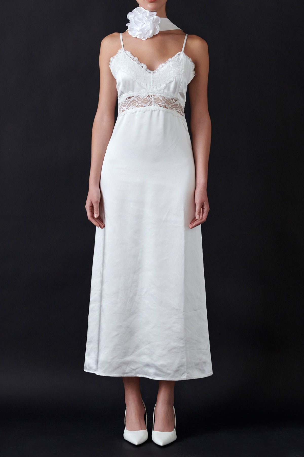 ENDLESS ROSE - Lace Maxi Slip - DRESSES available at Objectrare