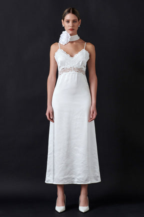 ENDLESS ROSE - Lace Maxi Slip - DRESSES available at Objectrare