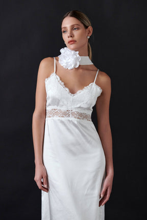ENDLESS ROSE - Lace Maxi Slip - DRESSES available at Objectrare