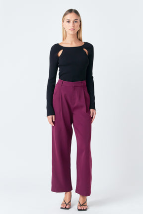 ENDLESS ROSE - Endless Rose -High-Waisted Suit Trousers - PANTS available at Objectrare